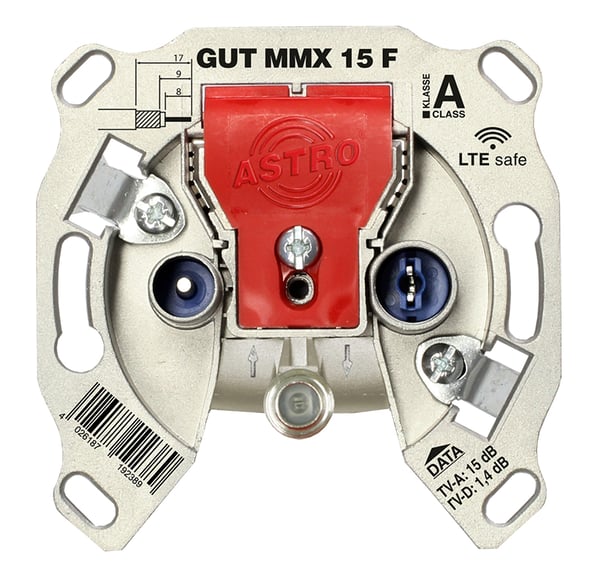 Miniatyrbillede 1 af 5: Astro GUT MMX 15 F stikkontakt Type F Nikkel
