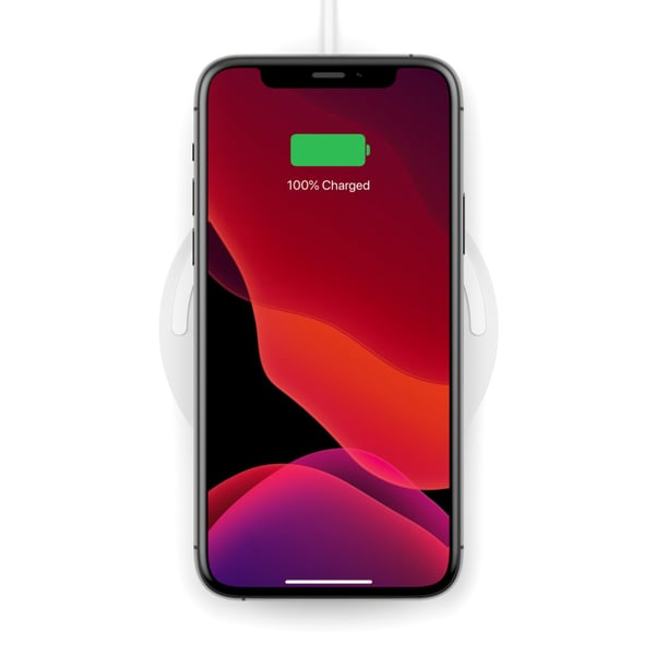 Miniatyrbillede 2 af 6: Belkin WIA001VFWH oplader til mobil enhed Mobiltelefon Hvid Vekselstrøm Trådløs opladning Hurtig opladning Automatisk