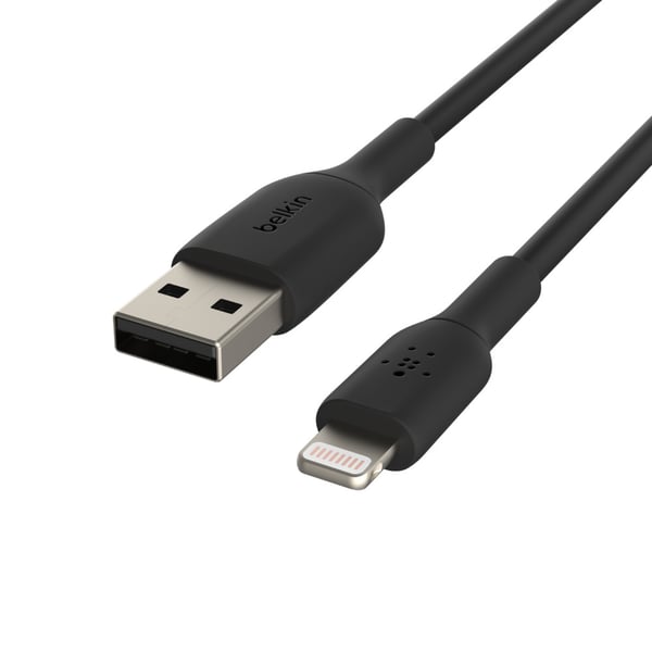 Miniatyrbillede 2 af 5: Belkin CAA001BT2MBK Lightning kabel 2 m Sort