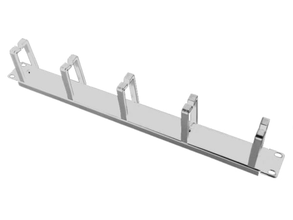 Alantec PK009S kabelorganisator Væg Kabelholder Grå