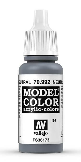 Vallejo 70.992 akrylmaling 17 ml Grå Flaske