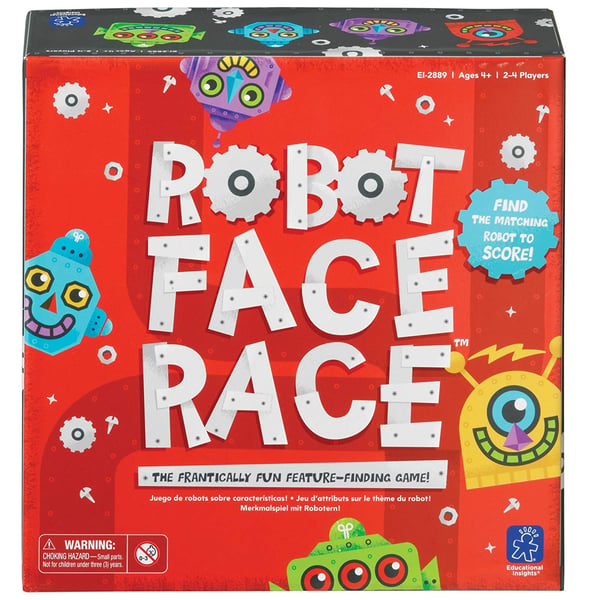 Miniatyrbild 1 av 3: Learning Resources Robot Face Race Brädspel Utbildnings-