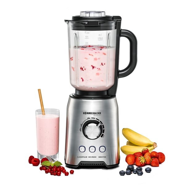 Miniatyrbillede 4 af 4: Rommelsbacher MX 1250 blender 1,75 L Bordplade blender 1200 W Rustfrit stål