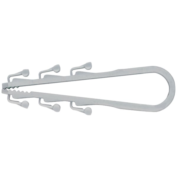 Miniatyrbillede 1 af 3: Fischer 58155 kabelholder Hvid 100 stk