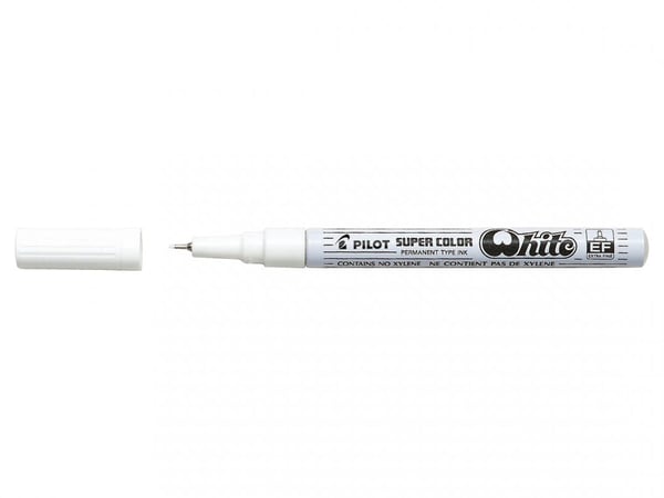 Pilot Super Color Hvid Pilot Super Color Hvid