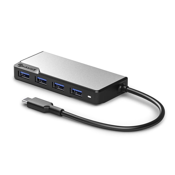 Pikkukuva 3 / 3: ALOGIC UCFUUA-SGR keskitin USB 3.2 Gen 1 (3.1 Gen 1) Type-C 5000 Mbit/s Musta, Hopea