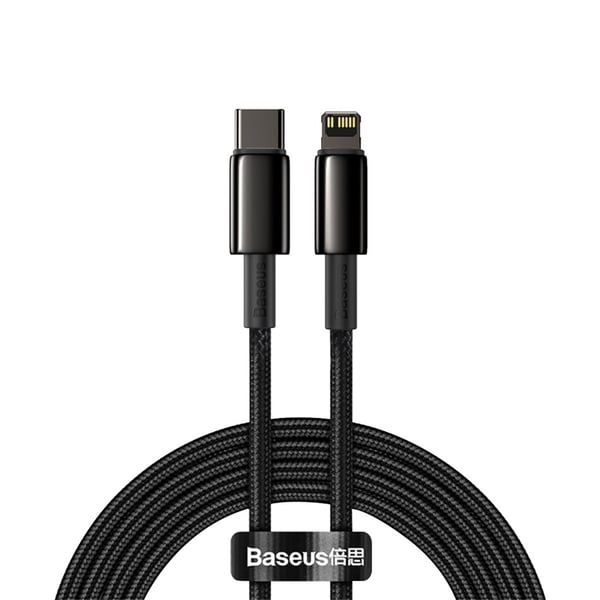 Miniatyrbillede 1 af 11: Baseus Tungsten Gold 2 m Sort