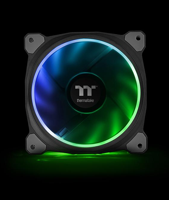 Miniatyrbild 5 av 12: Thermaltake Riing Plus Datorväska Fan 12 cm Multifärg