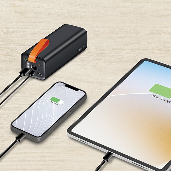 Miniatyrbild 6 av 7: LogiLink PA0351 basstationer Litium Polymer (LiPo) 50000 mAh Svart
