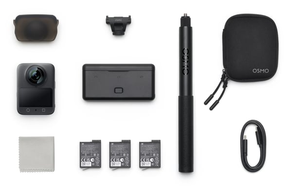 DJI Osmo 360 kamera til actionsport 120 MP 8K Ultra HD CMOS 25,4 / 1,1 mm (1 / 1.1") Wi-Fi 183 g