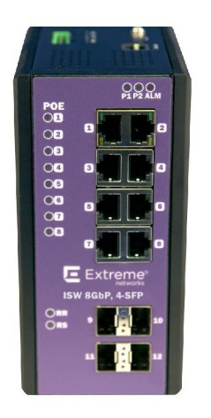 Extreme networks 16804 netværksswitch Administreret L2 Gigabit Ethernet (10/100/1000) Strøm over Ethernet (PoE) Sort, Violet