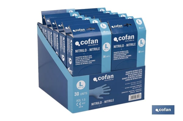Cofan 11002014-L skyddshandske Engångshandskar