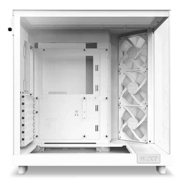 Miniatyrbillede 14 af 18: NZXT H6 Flow RGB Midi Tower Hvid