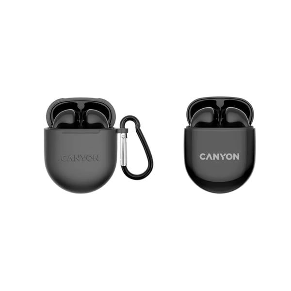 Canyon CNS-TWS6B hörlur och headset True Wireless Stereo (TWS) I öra Samtal/musik/sport/vardag Bluetooth Svart