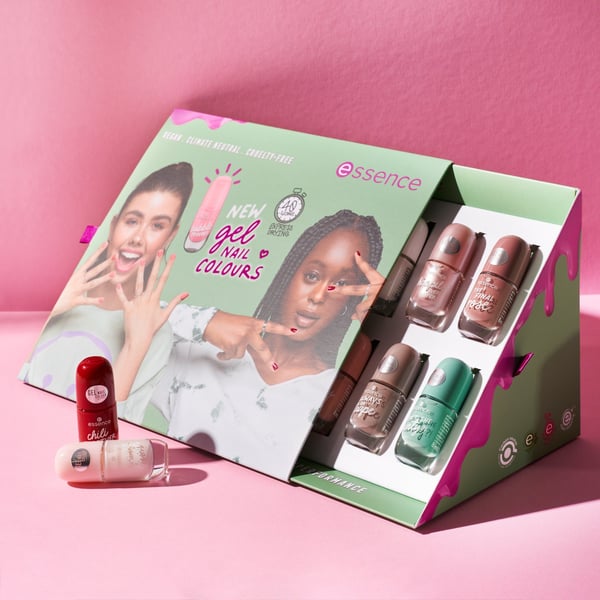 Essence gel nail colour neglelak 8 ml Blå Glans