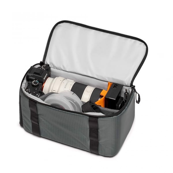 Miniatyrbillede 4 af 7: Lowepro GearUp PRO camera box L II Skuldertaske Grå