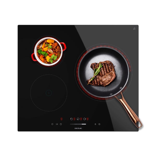 Miniatyrbild 11 av 12: Cecotec Bolero Squad V 3100 Svart Inbyggd 59 cm Keramisk 3 zone(s)