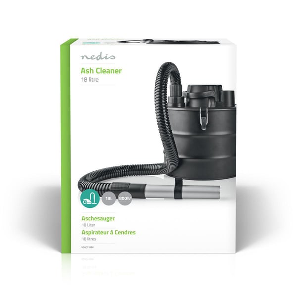 Nedis VCAC118BK askdammsugare 800 AW 18 l Svart