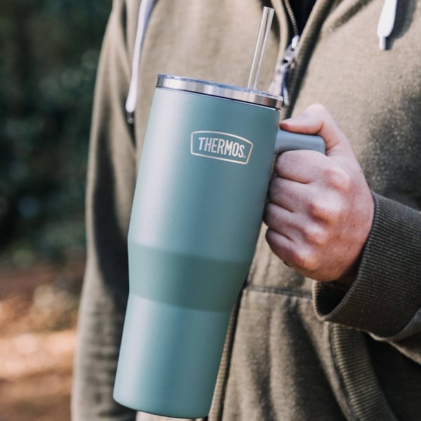 Thermos REFRESHING SERIES Daglig användning, Idrott 1,1 ml Rostfritt stål Grön