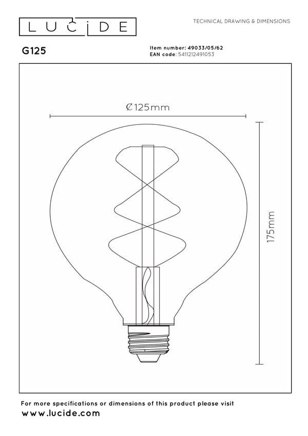 Pikkukuva 3 / 4: Lucide 49033/05/62 luokittelematon