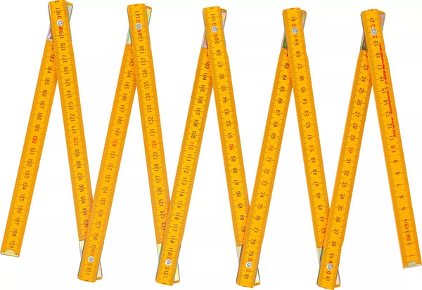 Miniatyrbillede 4 af 5: BGS technic Wooden Folding Rule