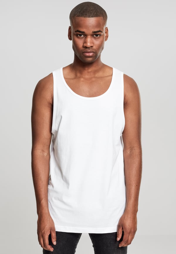 Urban Classics Jersey Tanktop Rund krave Ærmeløs Bomuld