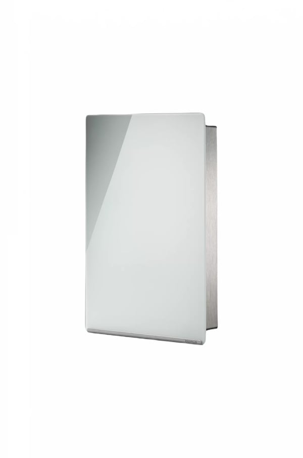 Blomus 65370 nyckelskåp Glas, Gummi, Rostfritt stål Vit