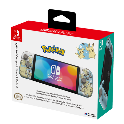 Miniatyrbillede 3 af 5: Hori Split Pad Compact Flerfarvet Gamepad Analog/digital Nintendo Switch, Nintendo Switch OLED