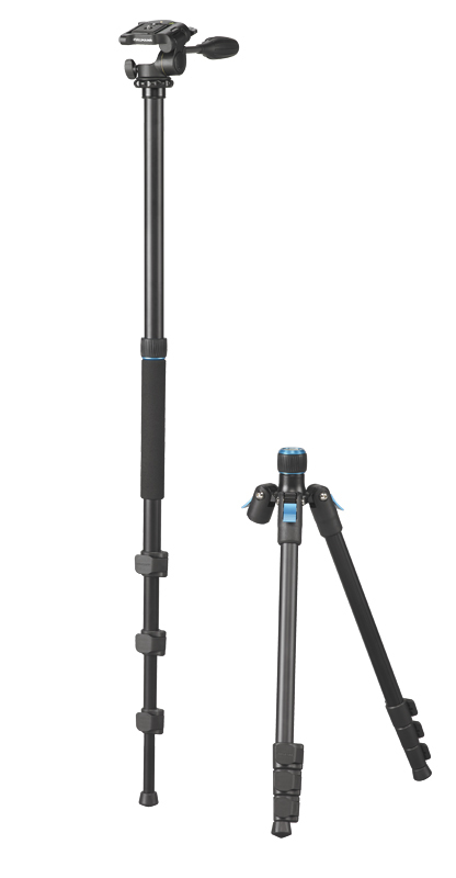 Miniatyrbillede 4 af 6: Cullmann RONDO 460M RW20 kamerastativ Universel 3 ben Sort