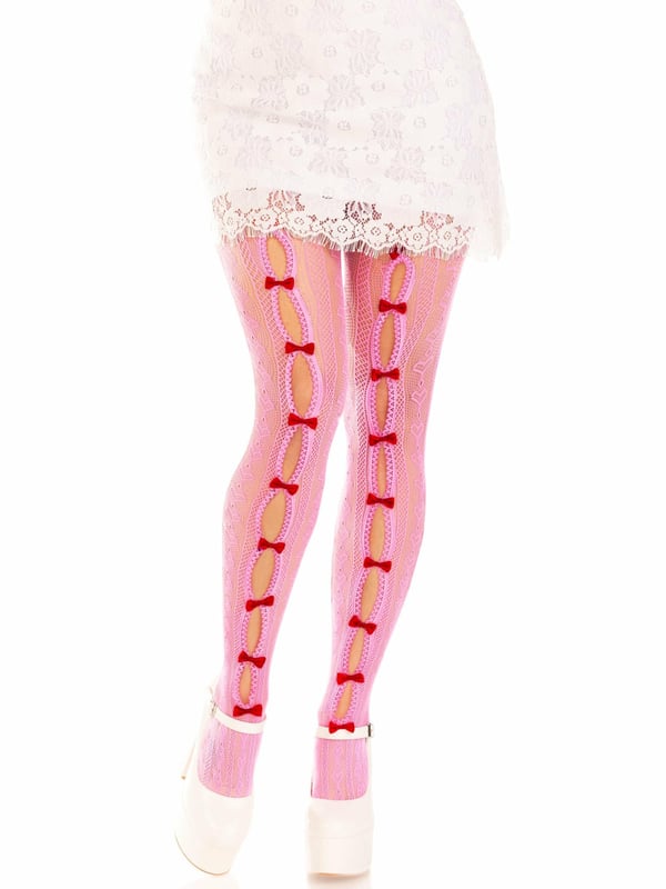 Miniatyrbild 1 av 4: Leg Avenue 9733_00522 strumpbyxa och strumpa Rosa