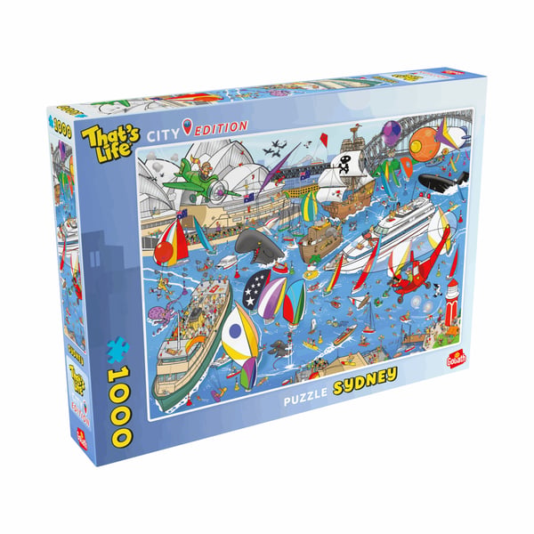 Miniatyrbillede 5 af 6: Goliath That's Life City Edition Sydney Puslespil 1000 stk By