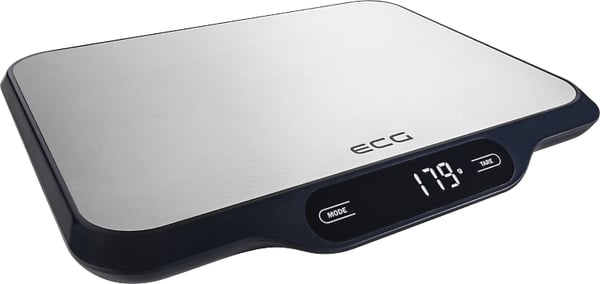 Miniatyrbillede 4 af 10: ECG KV 215 S køkken- og diætvægt Sort, Rustfrit stål Bordplade Rektandel Elektronisk køkkenvægt