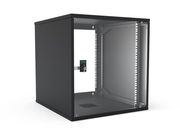 Enoc System W3 12-6-S 12U Vægmonteret stativ Sort