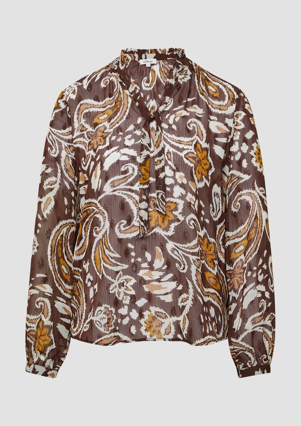 s.Oliver 2170029.89A2.32 skjorte & top Bluse Langærmet Polyester