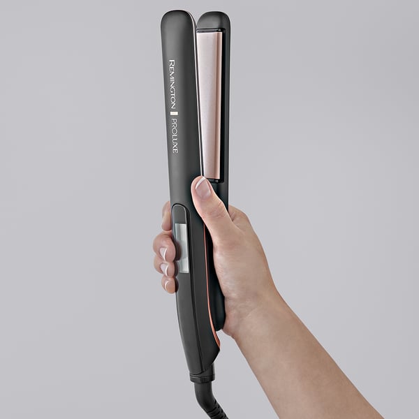 Remington PROLuxe Midnight Edition Glattejern Varm Sort, Roseguld 3 m