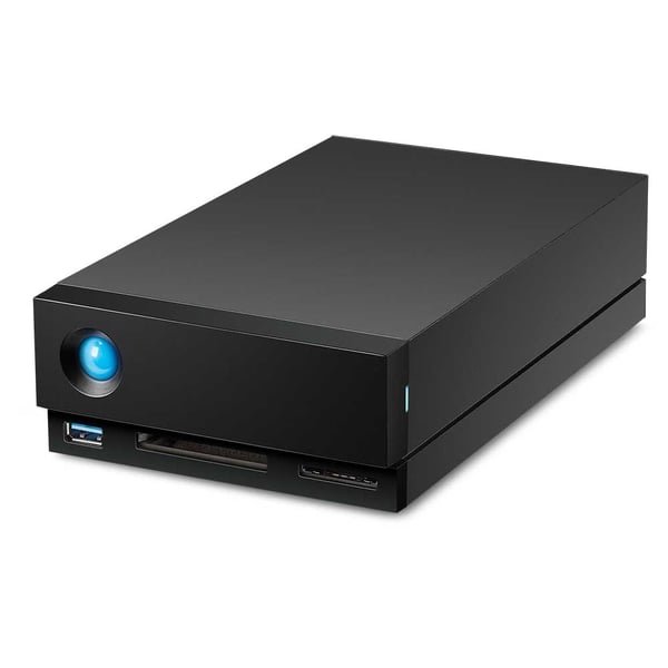 LaCie 1big Dock ulkoinen kovalevy 8 TB 7200 RPM 3.5" USB A-tyyppi 3.2 Gen 1 (3.1 Gen 1) Musta