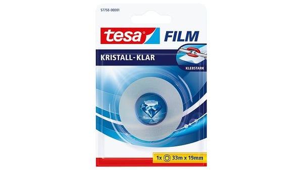 Miniatyrbild 1 av 2: TESA 57758 33 m Translucent 1 styck