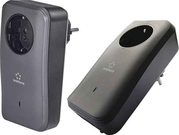 Miniatyrbild 1 av 3: Renkforce PL600D Duo 500 Mbit/s Nätverksansluten (Ethernet) Svart 2 styck