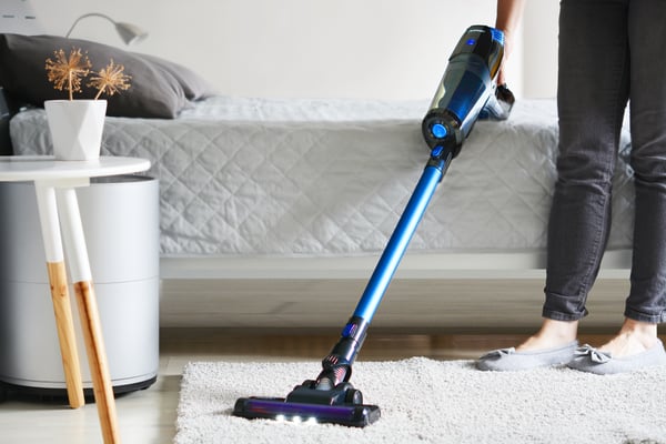 Miniatyrbillede 5 af 7: Blaupunkt VCH602BL stav støvsuger & elektrisk kost 2-i-1 stangstøvsuger Batteri Dry Cyclonisk Poseløs 0,7 L 135 W Sort, Blå