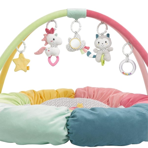 Fehn 057195 Plysch, Polyester Multifärg Babylekmatta
