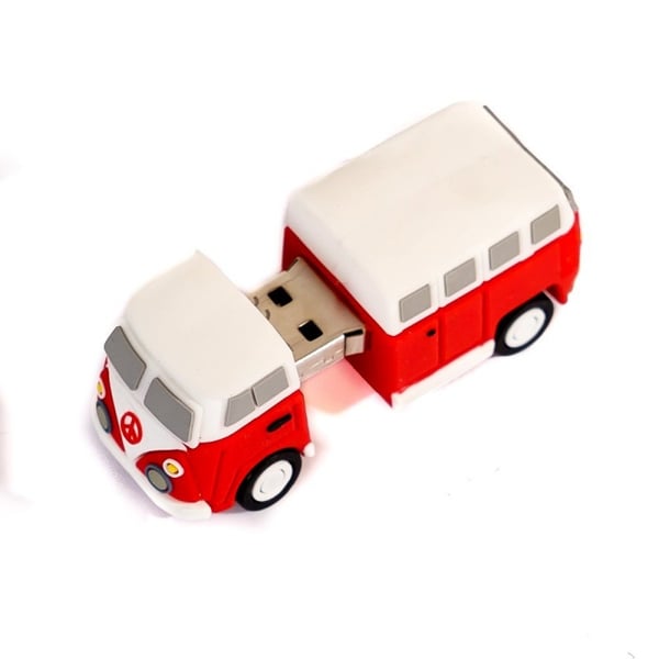 TECH ONE TECH TEC5147-32 USB-muisti 32 GB USB A-tyyppi 2.0 Musta, Punainen, Valkoinen