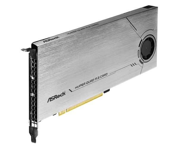 Miniatyrbild 4 av 6: ASRock HYPER QUAD M.2 CARD - Gränssnittsadapter