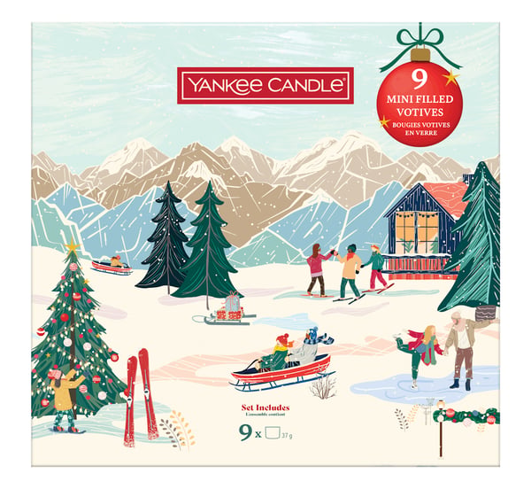Yankee Candle 2652674E vahakynttilä Pyöreä Monivärinen 9 kpl