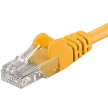 PremiumCord Patch 6 UTP 1.5m YL netværkskabel Gul 1,5 m Cat6 U/UTP (UTP)