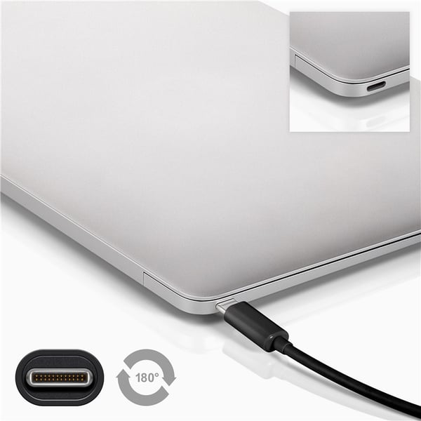 Miniatyrbillede 2 af 2: Goobay 44712 USB-kabel USB 3.2 Gen 1 (3.1 Gen 1) 1 m USB A USB C 5 Gbit/sek. Sort