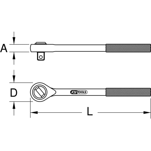 Miniatyrbillede 2 af 2: KS Tools 962.3490 rachet skruenøgle 45 stk