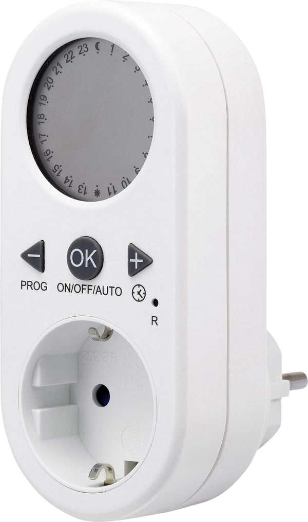 Miniatyrbild 1 av 2: Renkforce EMT2500ET Smarta pluggar Grå, Vit