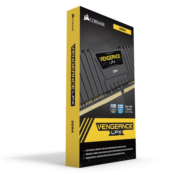 Miniatyrbillede 5 af 5: Corsair Vengeance LPX CMK64GX4M4E3200C16 hukommelsesmodul 64 GB 4 x 16 GB DDR4 288-pin DIMM