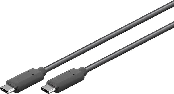 Miniatyrbillede 2 af 3: Goobay 66508 USB-kabel USB 3.2 Gen 1 (3.1 Gen 1) 2 m USB C 5 Gbit/sek. Sort