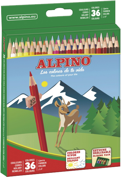 Alpino AL010600 farveblyant Flerfarvet 36 stk Alpino AL010600 farveblyant Flerfarvet 36 stk